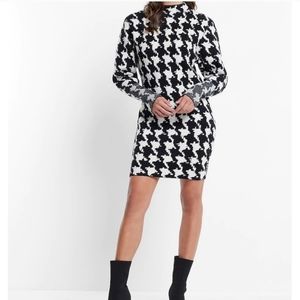 EXPRESS BNWT Houndstooth Sweater Dress XS